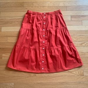 Loft MIDI Skirt Size Small